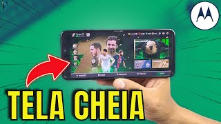 Ative a TELA CHEIA em JOGOS no Smartphone Motorola [upl. by Colline]