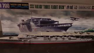 1700 INJ Aircraft carrier Akagi THREE FLIGHT DECK [upl. by Nahamas]