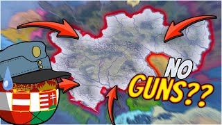 HoI4 Disaster Save A curious AustriaHungarywith no guns researched [upl. by Akemor]