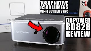 DBPOWER RD828 REVIEW Why Is This Full HD Projector So Cheap [upl. by Yorgen338]