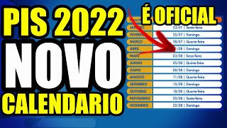 PIS 2022 CALENDÁRIO Novo calendário 2022 de pagamentos do Pis veja quando começam os pagamentos [upl. by Elleneg112]