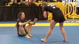 Mayssa Bastos vs Faye Cherrier  World Championship NoGi 2023 [upl. by Annaynek]