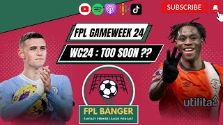 FPL Banger GW24 Preview  WILDCARD GW24 and TRIPLE LUTON   FANTASY PREMIER LEAGUE [upl. by Feledy175]