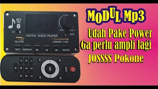 Modul Mp3 Fm Bluetooth plus Power tidak usah pake ampli lagi tinggal pake [upl. by Cirderf]