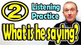 What is he saying2 Listening Practice  ForB English Lesson [upl. by Loos]