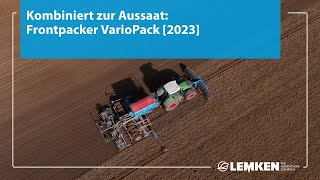 Kombiniert zur Aussaat Frontpacker VarioPack 2023 [upl. by Madi]