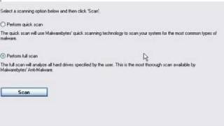 Malwarebytes AntiMalware Install and scan [upl. by Eimaral779]