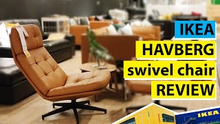 Ikea HAVBERG Swivel chair quick review [upl. by Ahseena403]