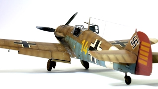 Messerschmitt Bf 109F4 Eduard 148 HansJoachim Marseille Step by Step [upl. by Noemad]