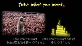 ONE OK ROCKTake what you want【歌詞・和訳付き】Lyrics [upl. by Adamok]