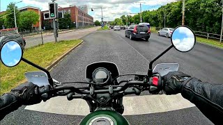 NEW 2023 Honda CL500 quotScramblerquot  POV Test Ride  Raw sound 🎧 [upl. by Arlette831]