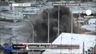 Japan tsunami footage [upl. by Russon]