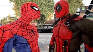 Spiderman VS Deadpool  EPIC spider man [upl. by Anauqes]