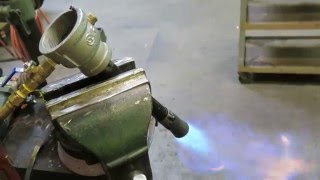 My first forge burner build [upl. by Nolitta628]