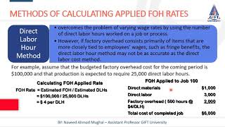 Predetermined Overhead Rate  Applying Overheads [upl. by Leeke679]