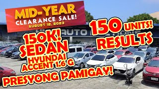 850K TERRITORY  AUG 12 2023  MID YEAR CLEAR RESULT  MAS MURA DITO KAYA BID NA REPOSSESSED CAR [upl. by Rothwell480]