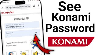 How To See konami Password If You Forgot See Your Konami Password 2024 [upl. by Dario60]