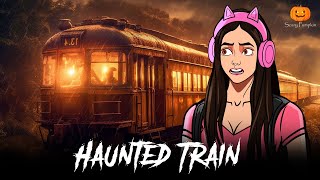 Haunted Train  Bhutia Train  Scary Pumpkin  Hindi Horror Stories  Animated Stories [upl. by Giusto869]