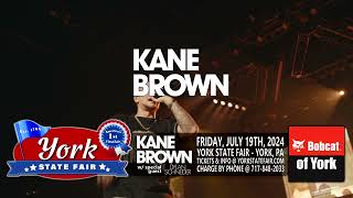 2024 YORK STATE FAIR  KANE BROWN [upl. by Starkey673]