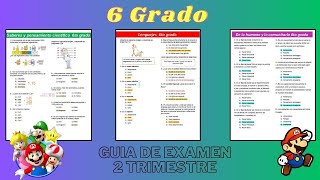 Guia de examen 2 Trimestre 6 grado [upl. by Lillian]