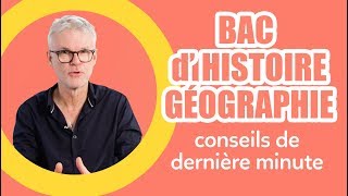 Bac dHistoireGéographie  nos conseils de dernière minute  Les Bons Profs [upl. by Edea209]