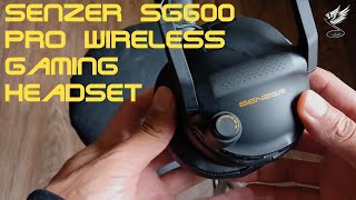 SENZER SG600 Pro Wireless Gaming Headset with Microphone  Equipment Reviews🎧 [upl. by Olnton]