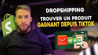 DROPSHIPPING  TROUVER UN PRODUIT GAGNANT DEPUIS TIKTOK [upl. by Irac945]