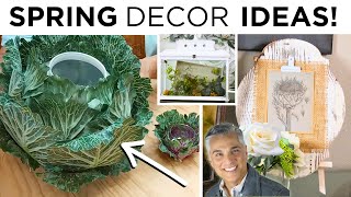 Spring Home Décor Refresh  Budget Friendly and Easy to Make [upl. by Emsoc]