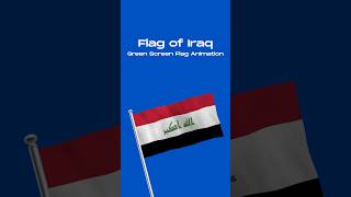 Iraq Flag Animation The Evolution of a Nation in 4K [upl. by Ahcsas159]