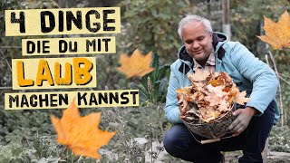 Kann man die Blätter aller Baumarten im Garten nutzen Laub im Gemüsegarten sinnvoll einsetzen [upl. by Niawtna]