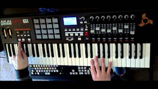 AKAI MPK61 demo Reason emphasis [upl. by Ume]