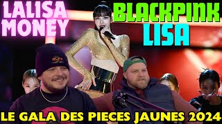 BLACKPINK LISA quotLalisaquot et quotMoneyquot  Le Gala des Pièces jaunes 2024 REACTION [upl. by Fawna343]