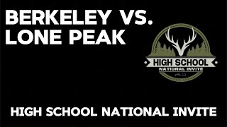 Berkeley vs Lone Peak  High School National Invite [upl. by Akihsan]