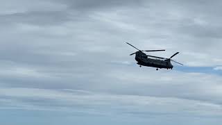 Chinooks at Lyme Regis [upl. by Odrahcir359]