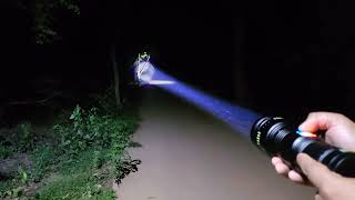 SUPER BRIGHT LED TORCH WITH 2KM RANGE PART 2 [upl. by Carmine745]