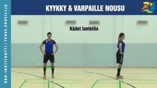 TERVE URHEILIJA Kyykky varpaille nousten [upl. by Nylirrehs896]