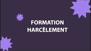 Protégez vos employés Formation Elearning sur lessentiel du harcèlement en entreprise [upl. by Goar]