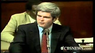 Flash back 1982 Gingrich battles budget [upl. by Nnayelsel]