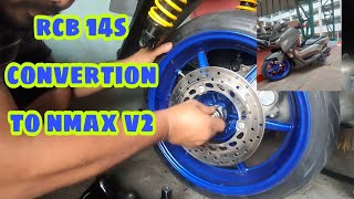 RCB 14s SA YAMAHA NMAX V2  rcb 14s convertion to nmax v2 v21 [upl. by Faythe]