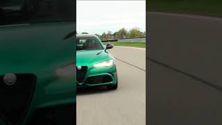 Exhaust Sound 2024 Alfa Romeo Giulia Quadrifoglio [upl. by Radbun]