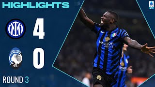 Inter  Atalanta  40  Gli Highlights  Lega Serie A 202425 [upl. by Syl71]