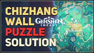 Chizhang Wall Puzzle Genshin Impact [upl. by Estrella]