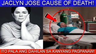 KATOTOHANAN SA BIGLAANG PAGPANAW NI JACLYN JOSE [upl. by Lewanna]