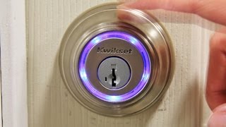 Take a look at the new Kwikset Kevo Bluetooth Door Lock [upl. by Jacquelyn761]