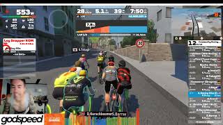 Zwift Community Racing Festival  DBR  Innsbruckring Today 0410 3 Laps 27 km [upl. by Ellemac688]