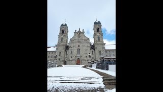 Einsiedeln Klosterkirche grosses Vesperläuten [upl. by Newra]