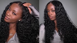 VERY DETAILED WATER WAVE HD WIG INSTALL   Ft Yolissa Hair [upl. by Wahlstrom]