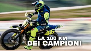 Amazing 9th edition of The La 100 km Dei Campioni at Valentino Rossis Ranch Tavullia [upl. by Anaillil]