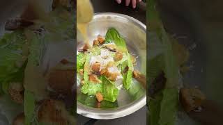 Caesar salad recipe Classic Caesar salad is wonderful on its own or with grilled steakcaesarsalad [upl. by Acissev]