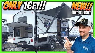 NEW 16ft Light Weight Mini Camper 2024 Rockwood Geo Pro 15RD Travel Trailer [upl. by Keriann]